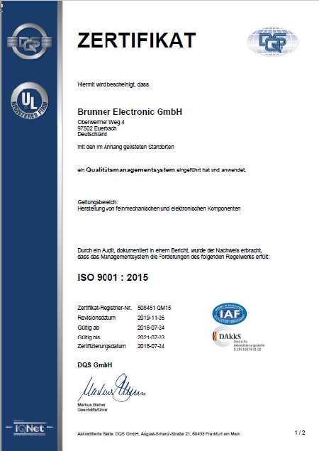 Brunner ISO9001